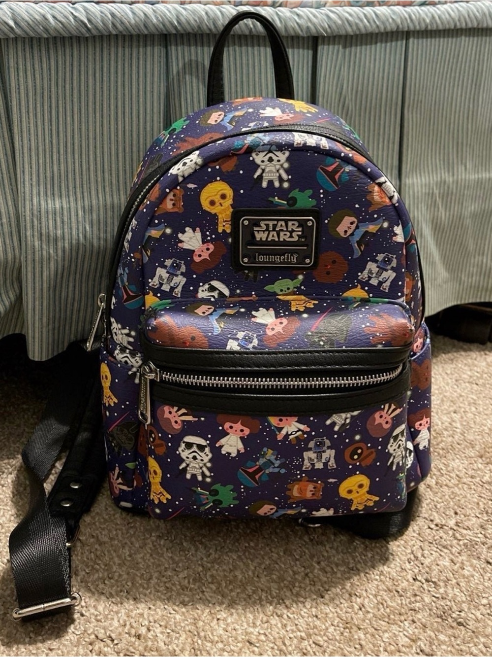 Loungefly Star Wars Mini Backpack - Multicolor Character Print